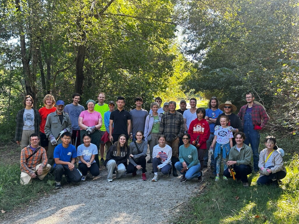 Garth Nature Area cleanup volunteers!